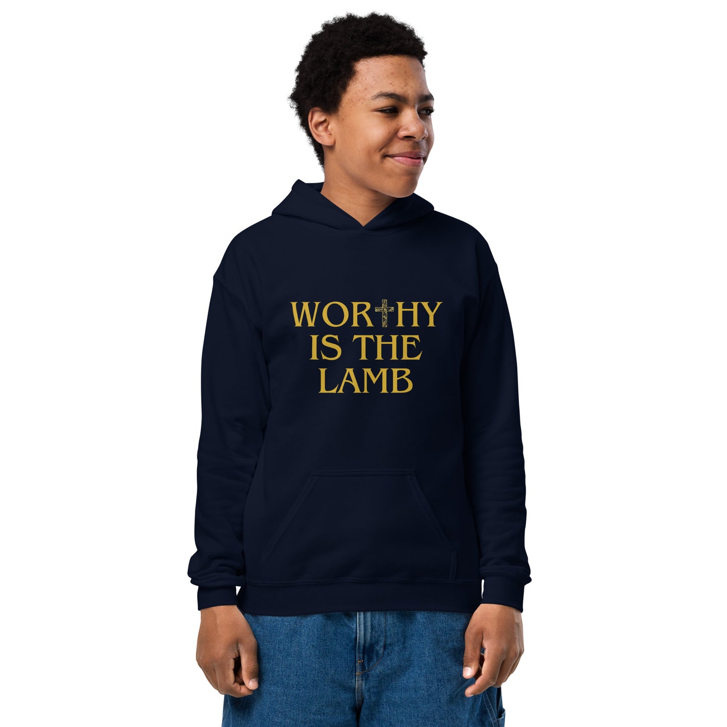 Youth Worthy is the Lamb hoodie