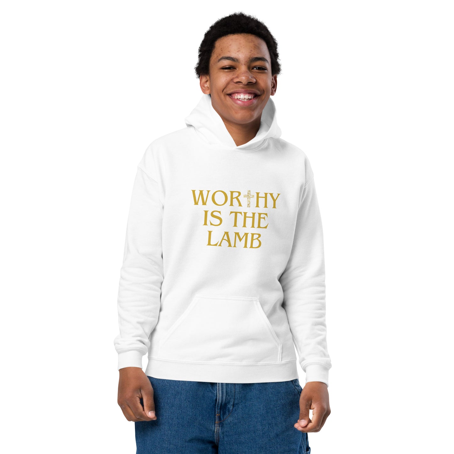 Youth Worthy is the Lamb hoodie