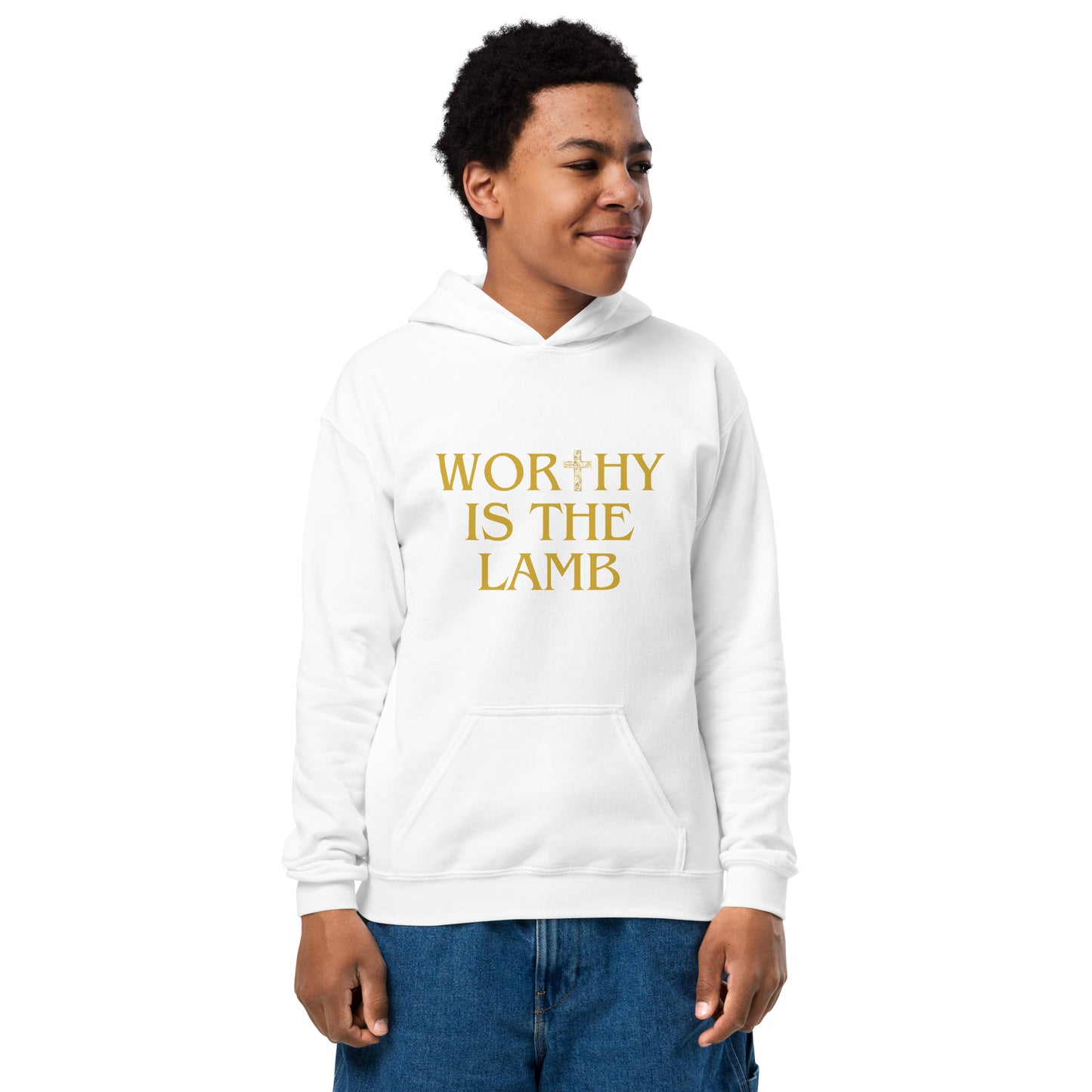 Youth Worthy is the Lamb hoodie